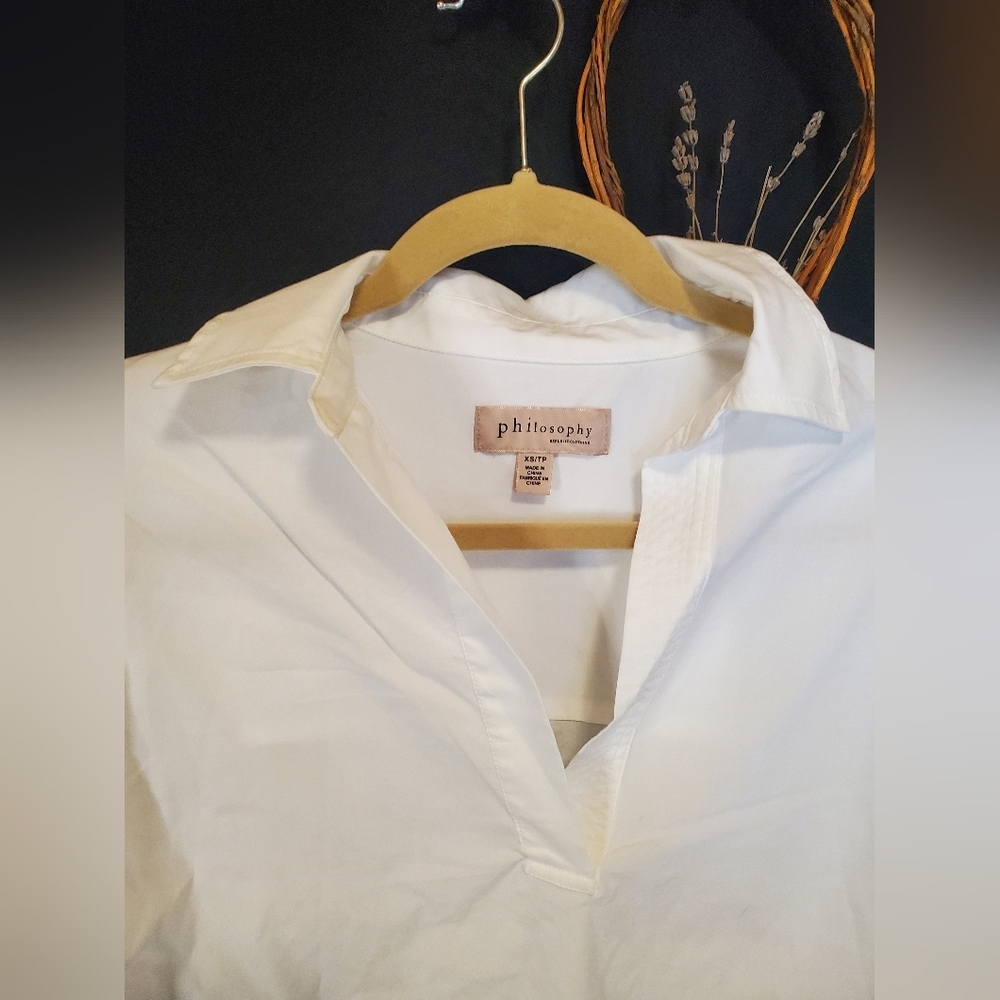 Philosophy Republic Women's White Blouse - Picture 2 of 7